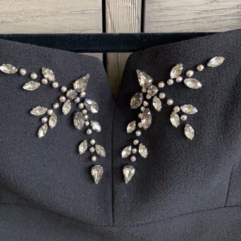 Max & Cleo Strapless Little Black Dress View 5